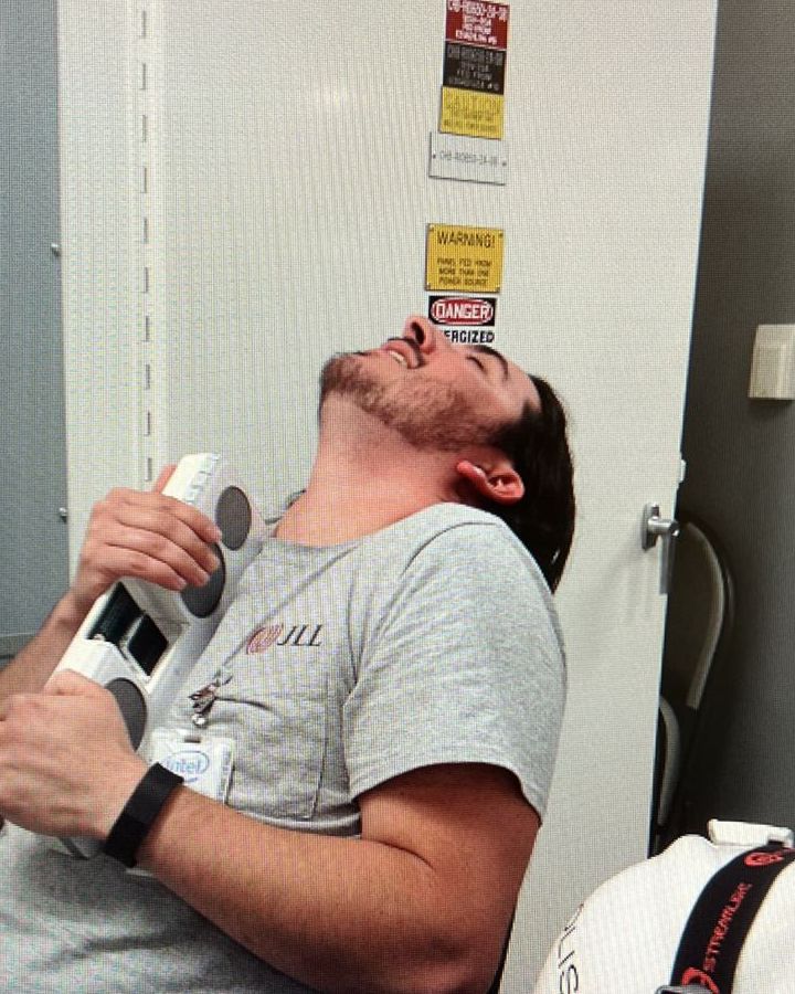 Adam, the bottom: lucky to still be here